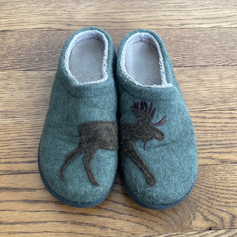 LL Bean moose slippers!